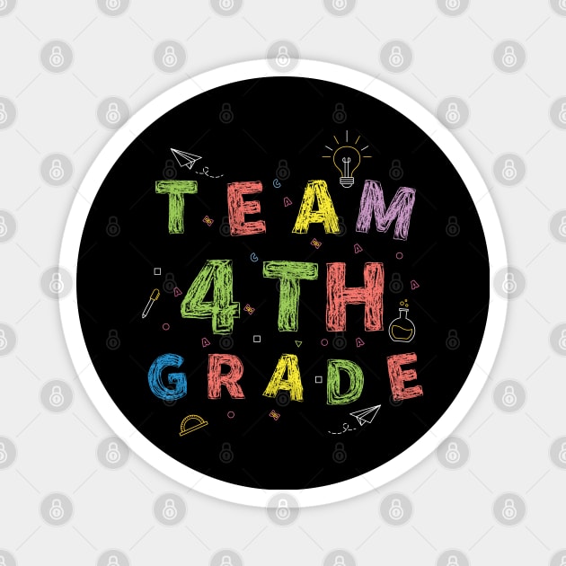 Team 4th Grade First Day of School Magnet by Gaming champion